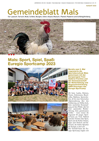 Gemeindeblatt Mals 08/2023